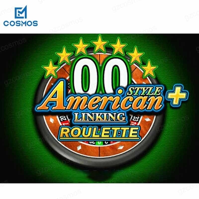 Multi Link American Style Roulette Video Game Pcb Board Bill Acceptor 1 Player